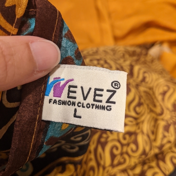 Silk blend wrap skirt (one size) - Picture 7 of 7